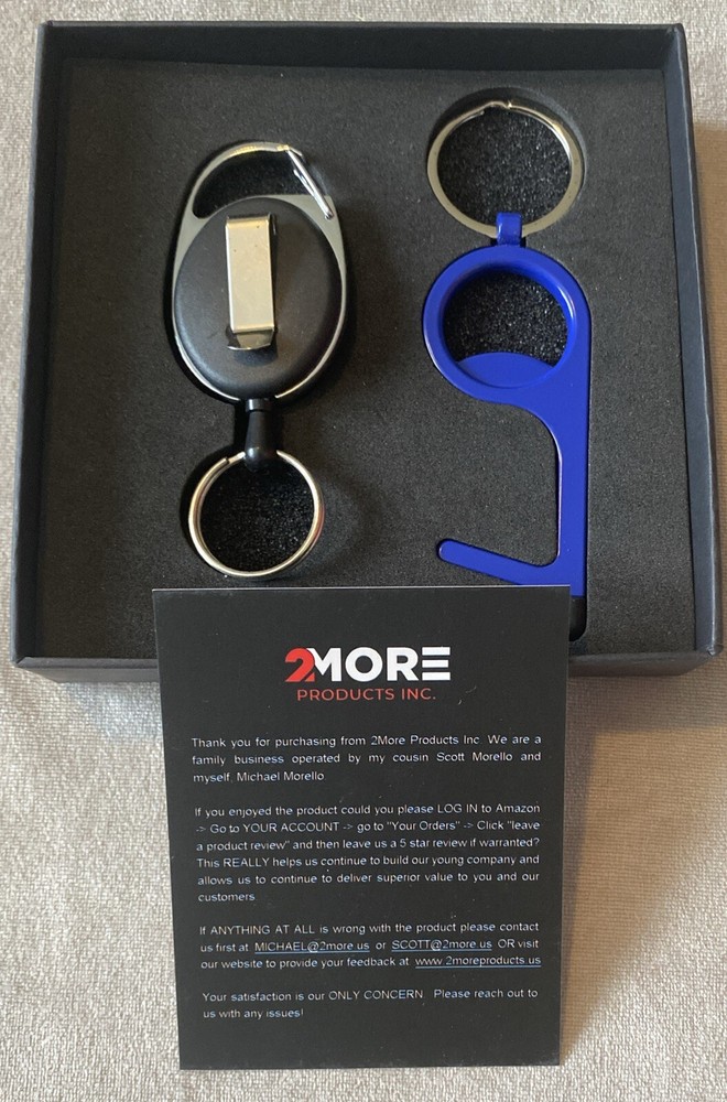 2MORE Touchless Door Key-Smartphone Stylus-Compact Size-Contactless