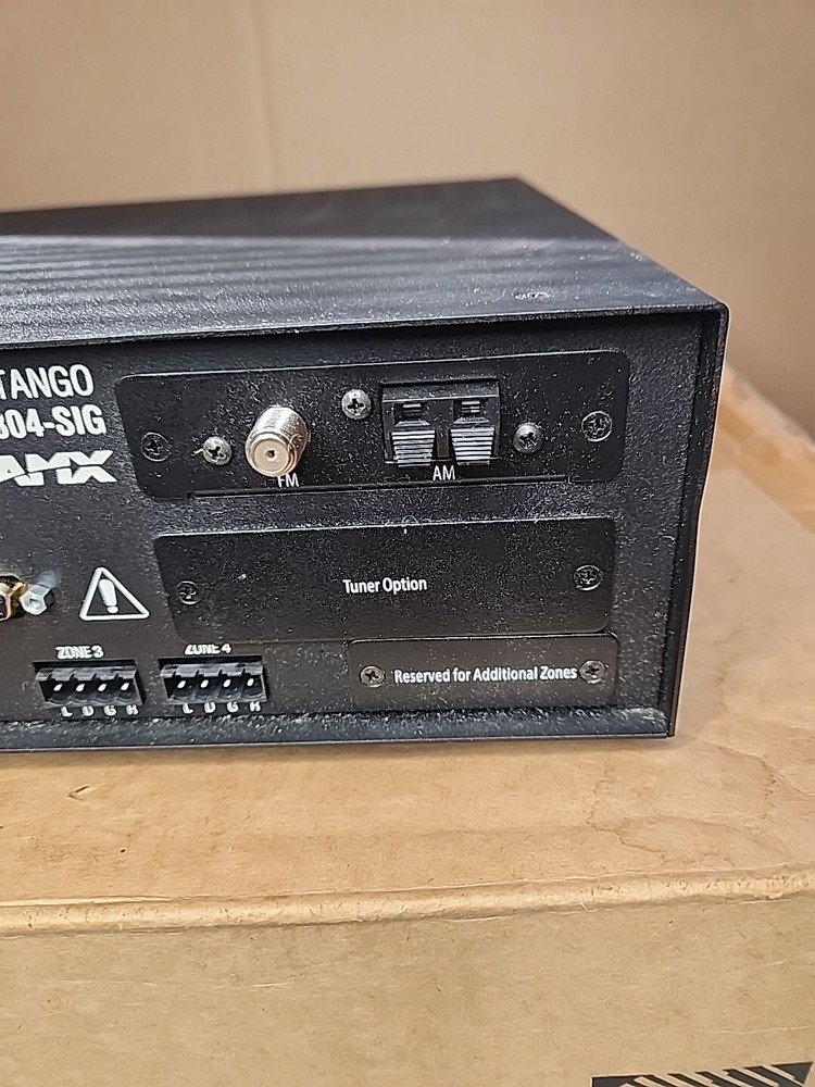 AMX Tango DAS-T0804-SIG Audio Controller 8 Zone Demo Model Black 4 Zone WORKING