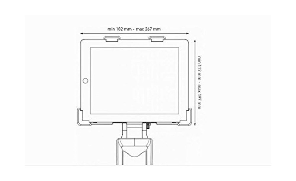 Tacx Handlebar Bracket for Tablets Single