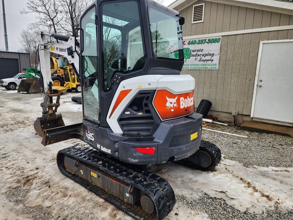 21 Bobcat E35I Mini Excavator, Long Arm, 1,059 hours, Hydraulic Thumb, Cold AC