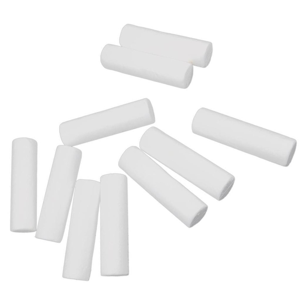 10pcs White Modeling Crafts Polystyrene Foam Cylinder