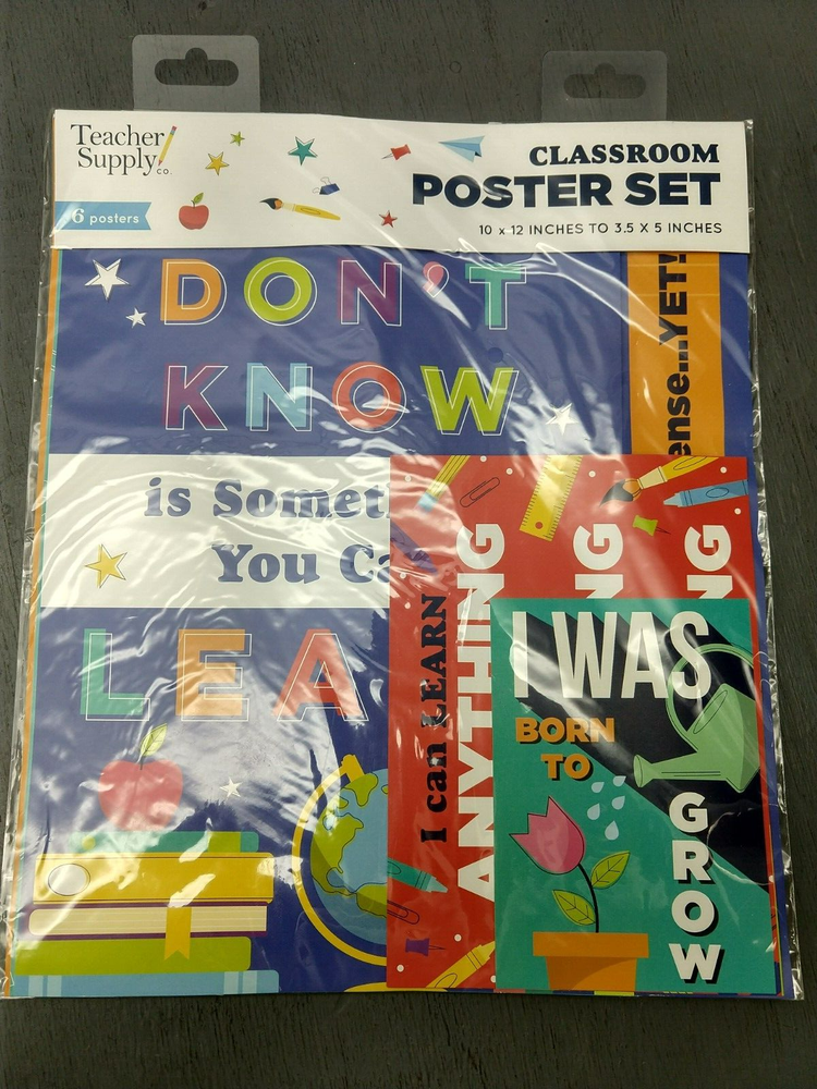 Teacher Supply Co. 9 Pc. Classroom Combo Set 1D-933