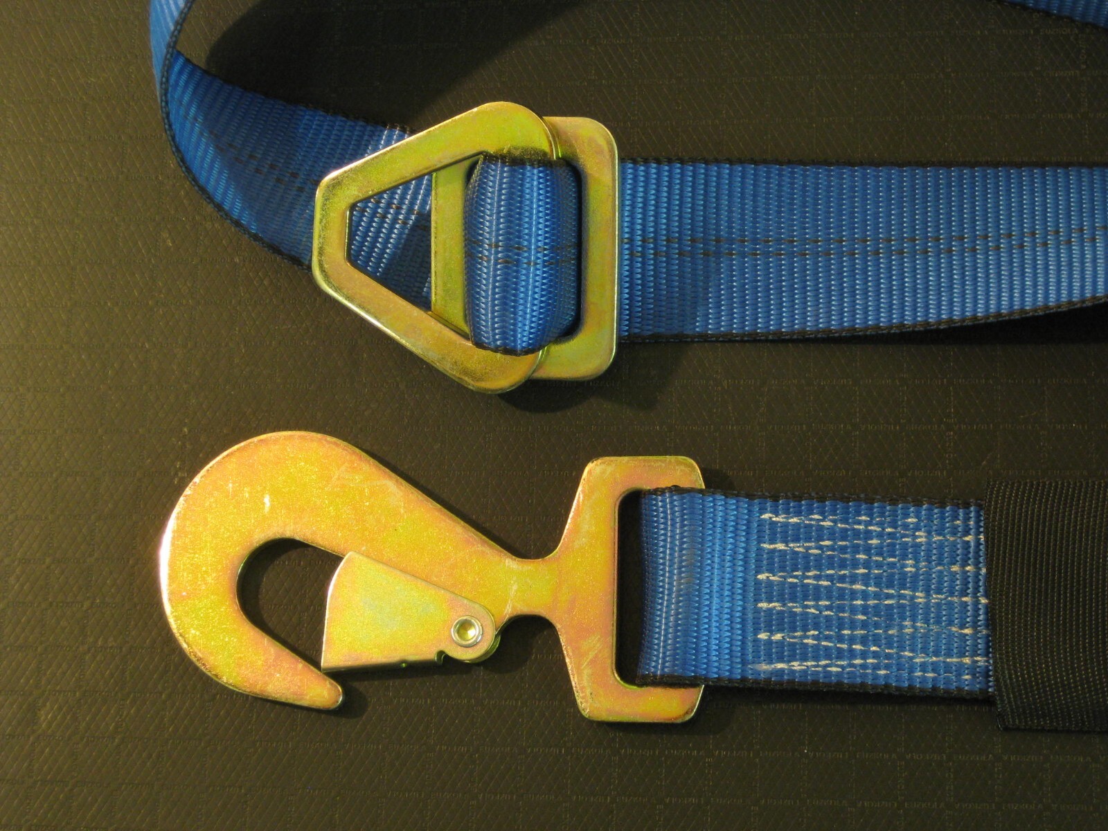 4 Axle Straps Race Car Trailer Car Hauler Tie Down Ratchet Strap Flatbed Tow BL