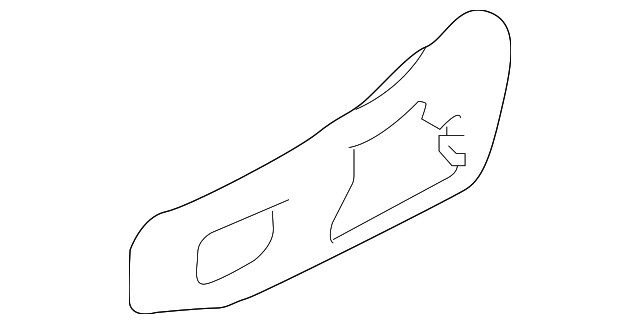 Genuine Land-Rover Outer Finish Panel LR161678