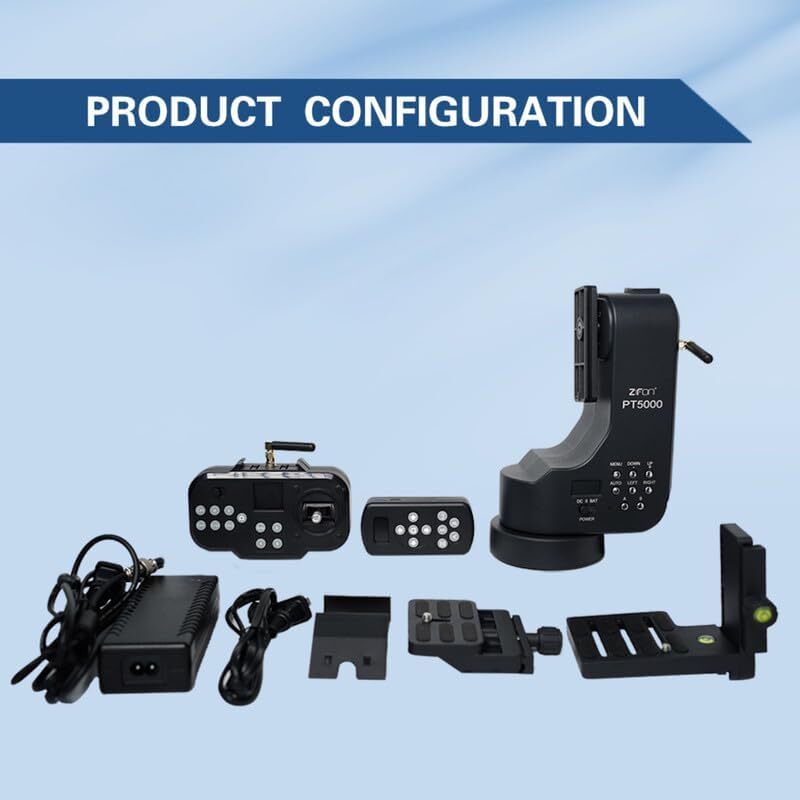ZIFON PT5000 360 Auto Motorized Rotating Panoramic Head Stabilizer Camera DSLR