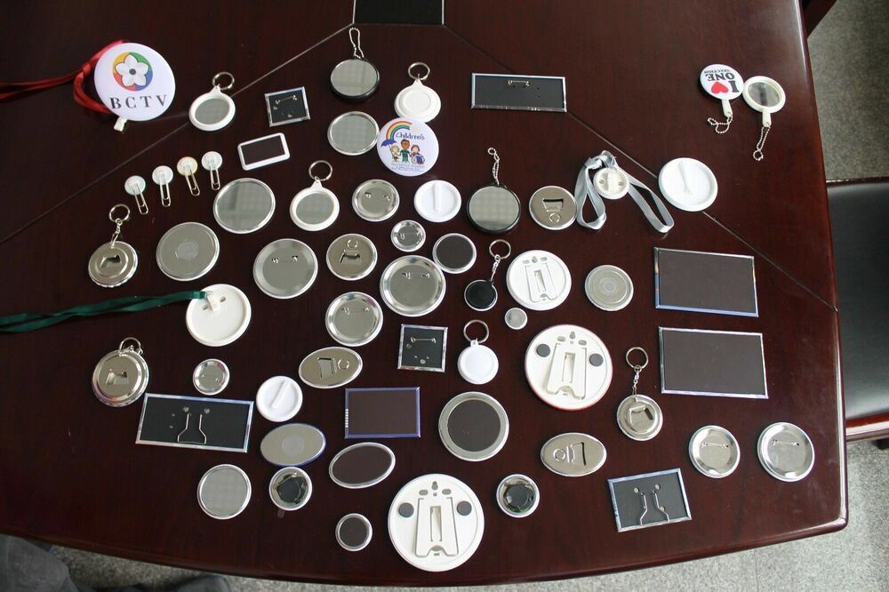 Rubber Magnetic Button Badge Parts for Button Maker 100 Sets/Pack Various Sizes