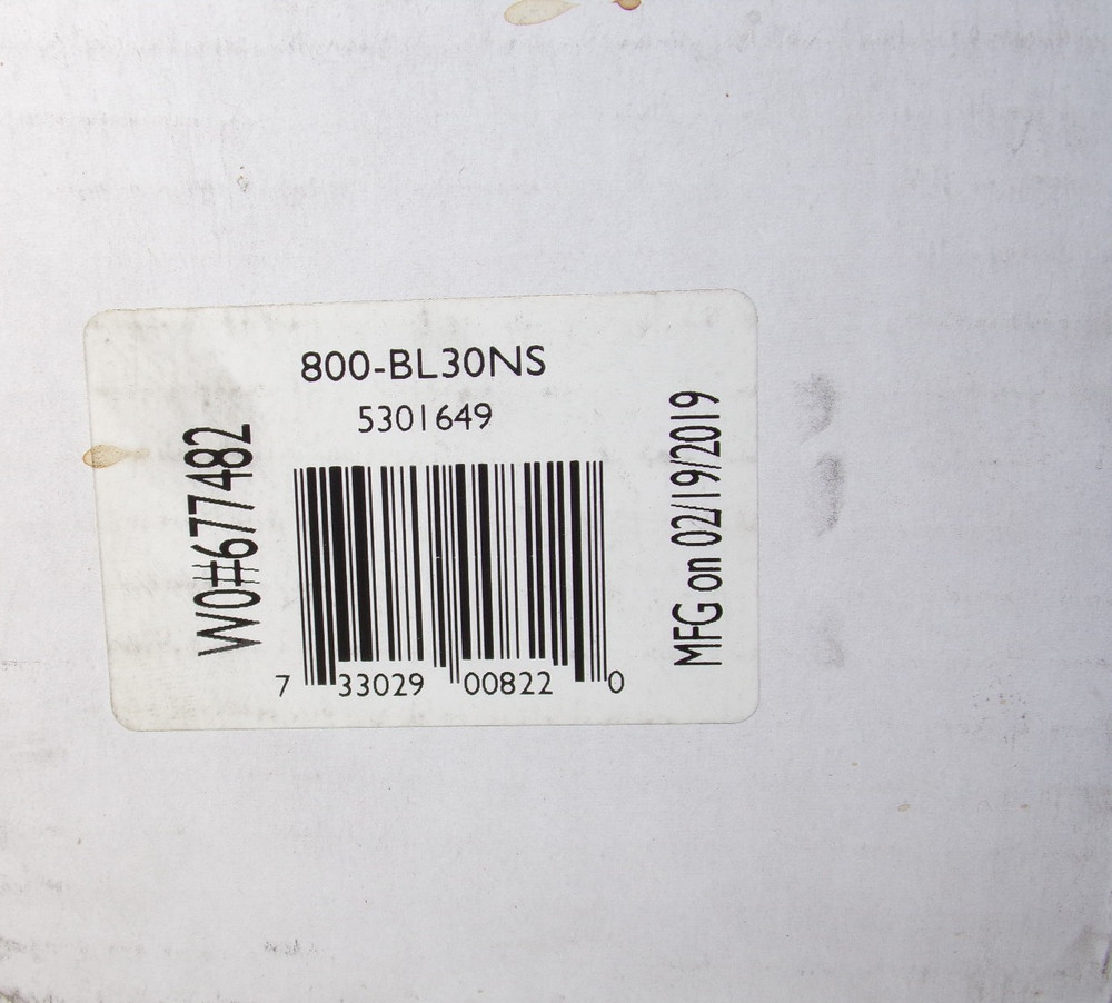 SMA 800-BL30NS 30' Coverage Solid Wet Boom 40" Long w/ 3 Adj Nozzles