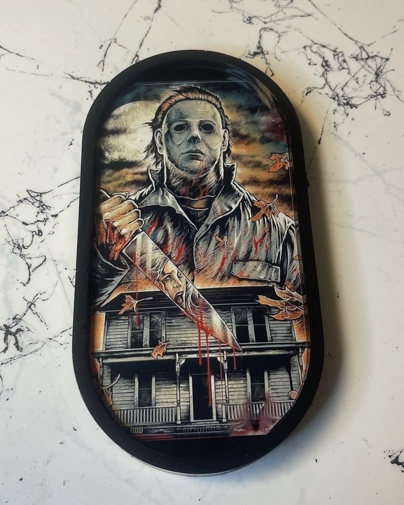 Michael Myers Ashtray & Tray Set