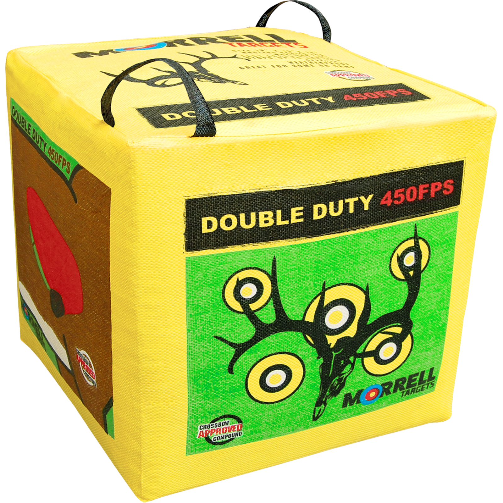 Morrell Double Duty Archery Target Crossbow Compatible | 4 Sided Shooting