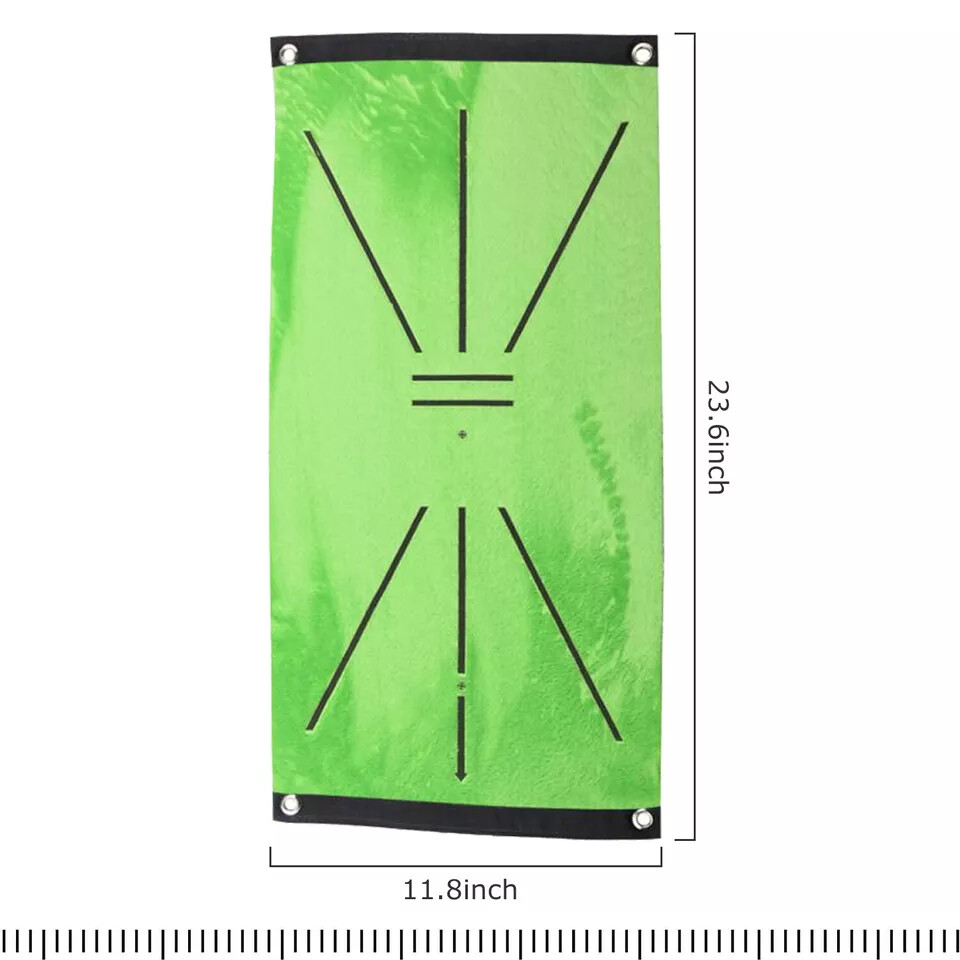 Golf Training Mat Swing Detection Practice Training Hitting Aid Game Velvet Pad