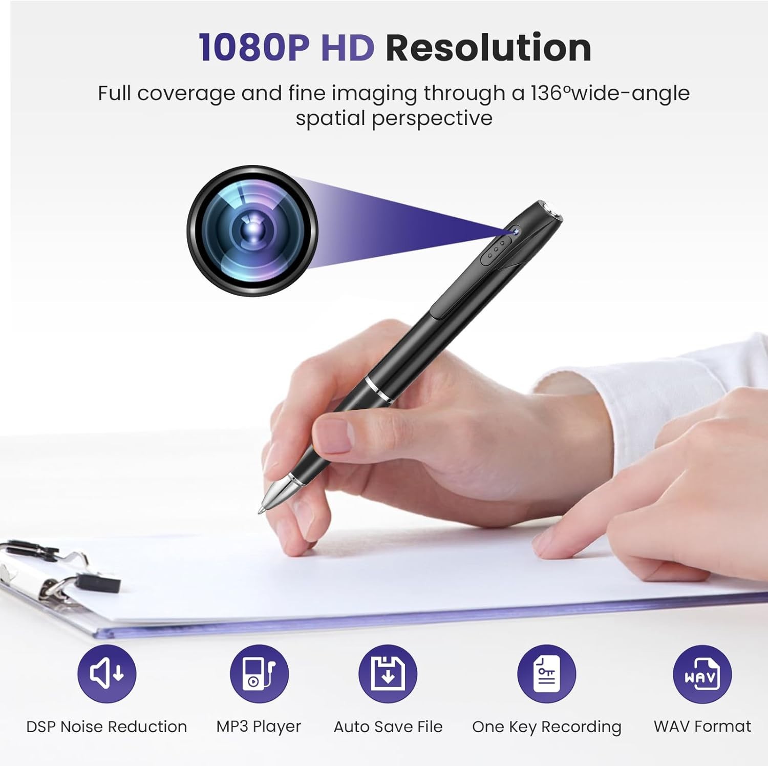 Camara Corporal De Seguridad Oculta Espia 1080P Grabadora De Vídeo Coche Viaje