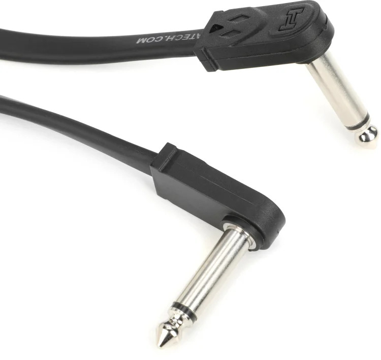 Hosa CFP-118 Flat Guitar Patch Cable - 18"