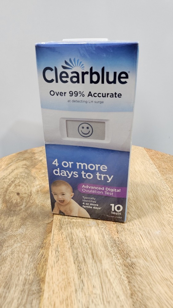 NIB Sealed Clearblue Advanced Digital Ovulation Test 10 Count