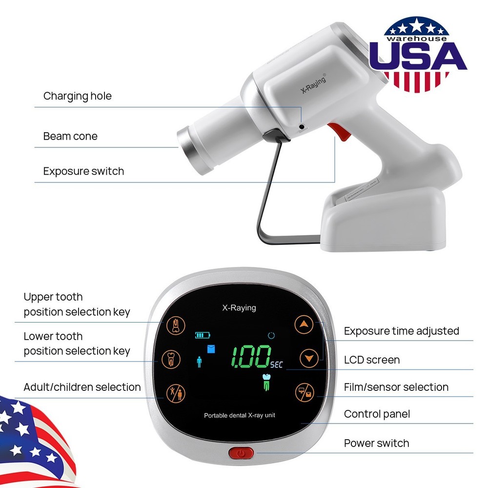 Portable Dental X Mobile Unit Ray Digital Machine without Shield RAY-500