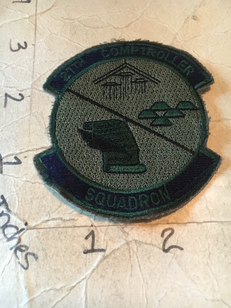 USAF 27th Comptroller Squadron subdued patch 6/5/25