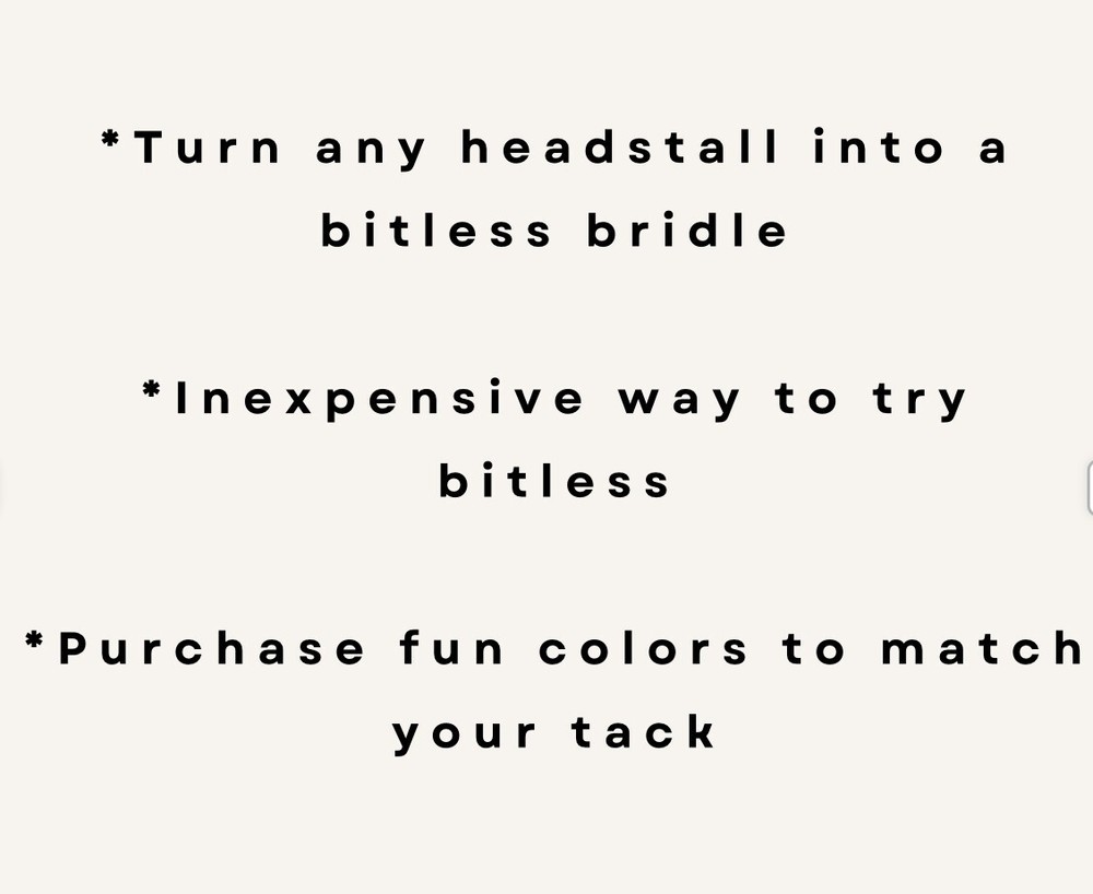 side pull hackamore attachment hot pink all size black or brown chinstrap