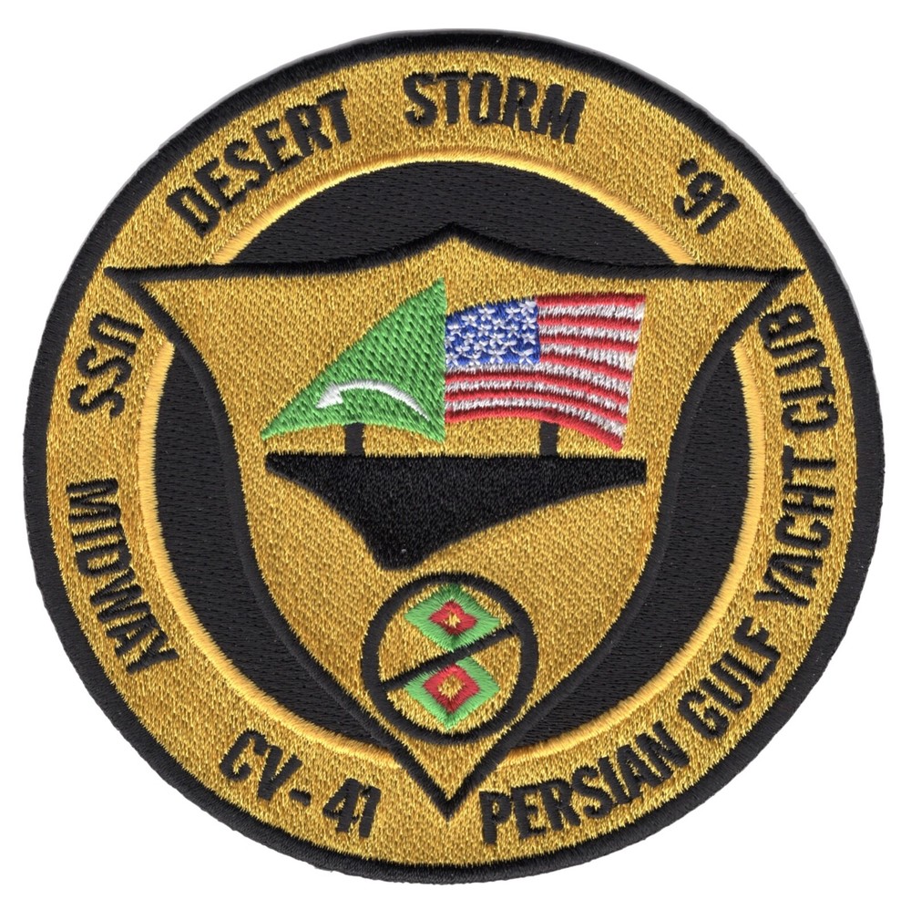 USS Midway CV-41 Desert Storm91 Patch