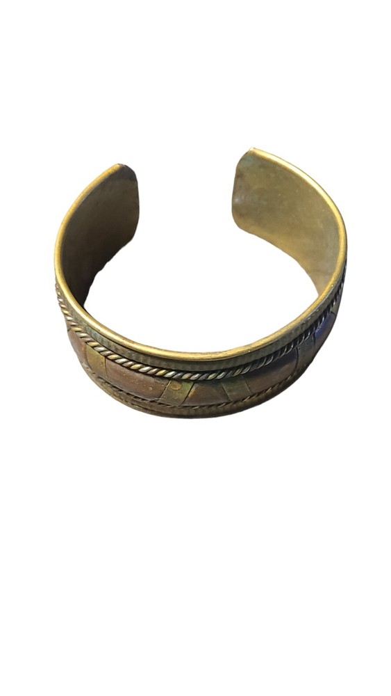 Vintage Brass And Copper Cuff Bracelet
