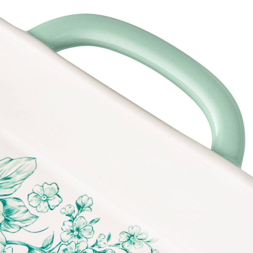 Rectangular Baker with Platter Lid 9" x 13" Durable Construction Charming New