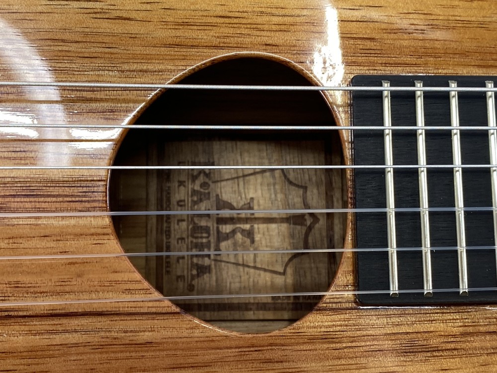 KoAloha Solid Hawaiian Koa Gloss Guitarlele- Brown