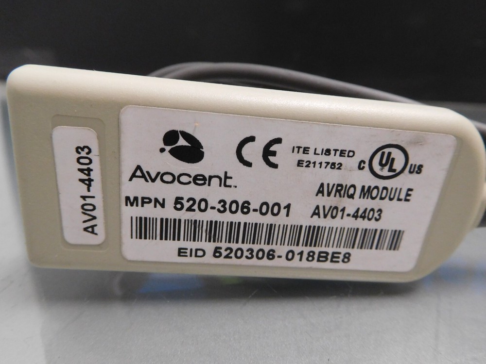 Avocent AVRIQ 520-306-001 PS2 KVM Server Interface Cable Adapter Module