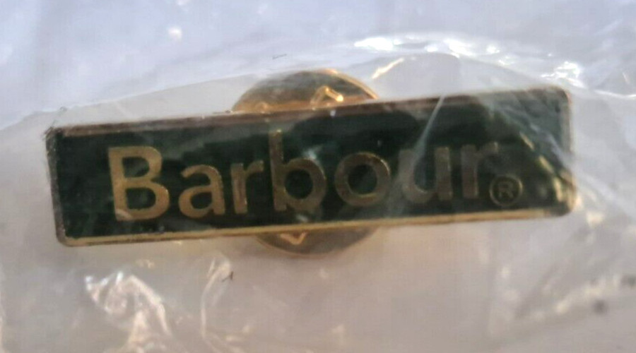 BARBOUR - PIN BADGES. 3 Different Styles. New.