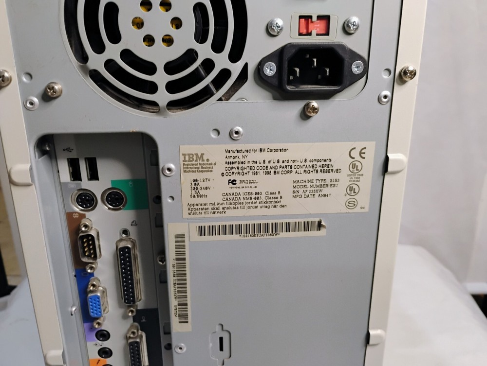 IBM Aptiva Computer / Tower Cpu/Vintage Computer