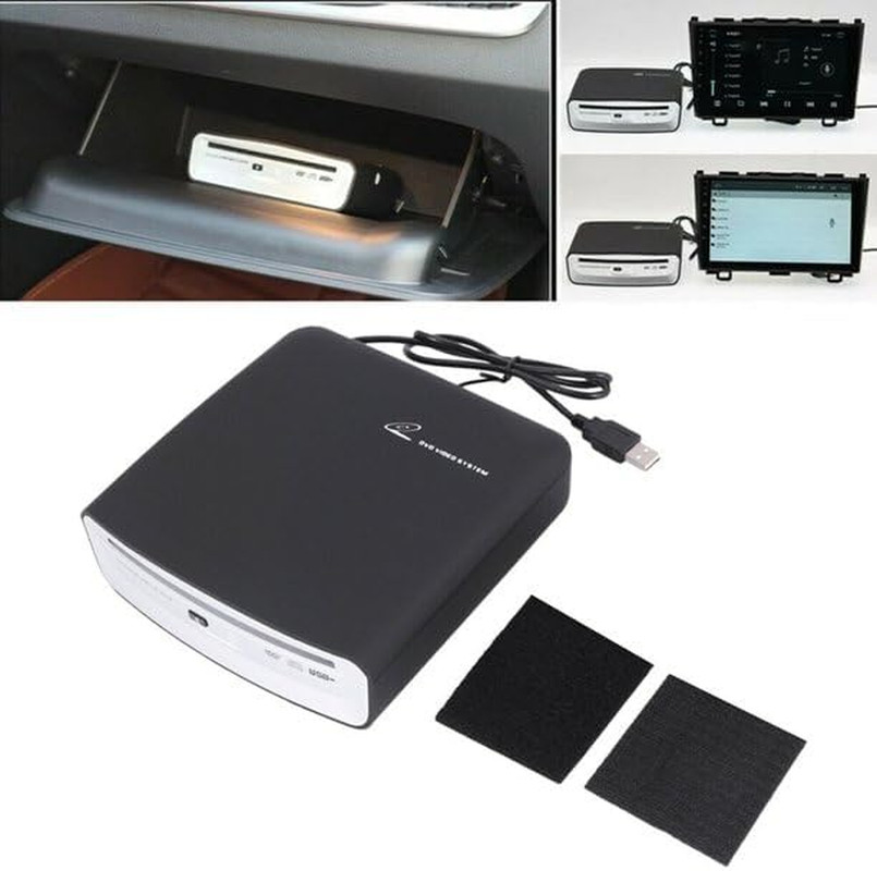 Car External Universal CD Player USB External Car Slot-Load CD Player Compatible