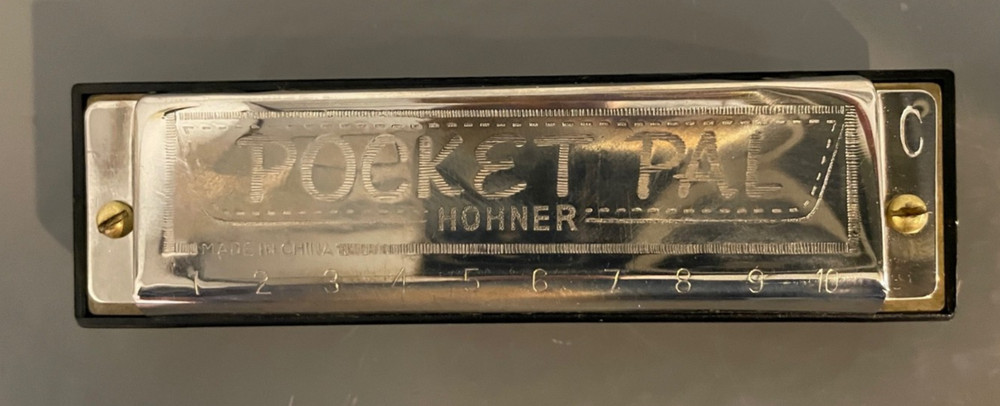 Vintage Hohner Pocket Pal Harmonica Key C