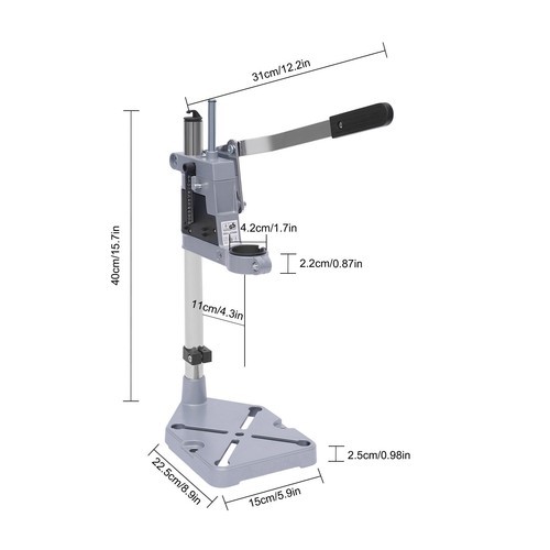 Electric Single-Hole Drill Press Stand Floor Stand Adjustable Table For Drilling