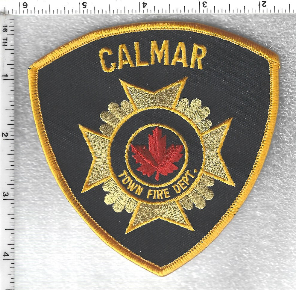 Calmar Fire Department  (Alberta, Canada)  Shoulder Patch