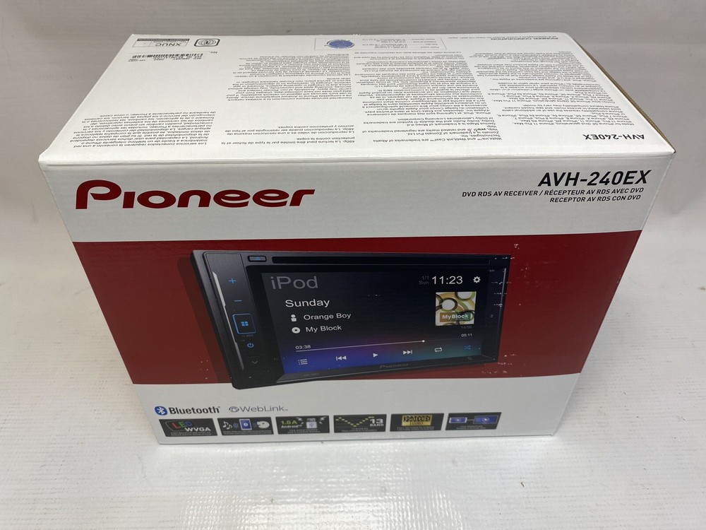 Pioneer AVH-240EX 6.2” DVD/CD Receiver with Bluetooth
