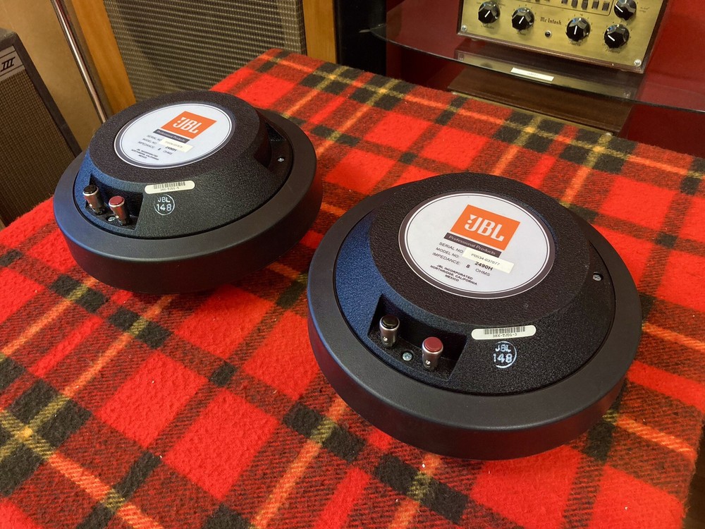 JBL 2490H Large Format MF Compression Drivers with Orig. Diaphragms MATCHED PAIR
