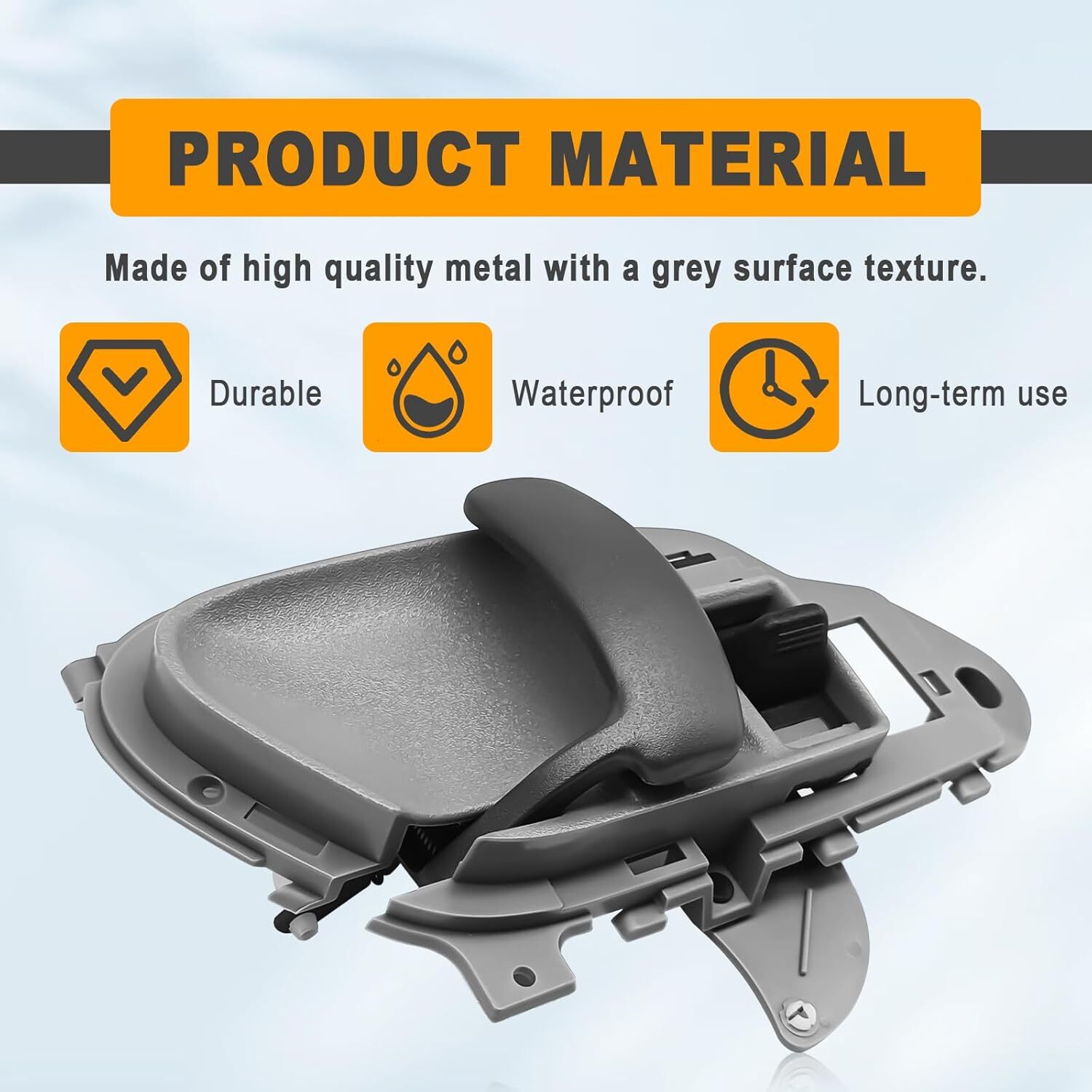 Door Handle Inside Interior Gray Driver Left LH for Chevy GMC Tahoe Suburban