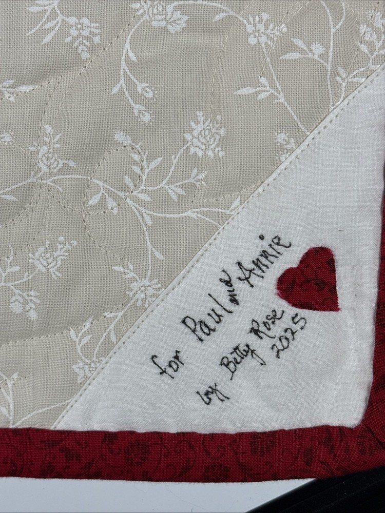 65" X 80" Handmade LAP Quilt Religious Fabrics