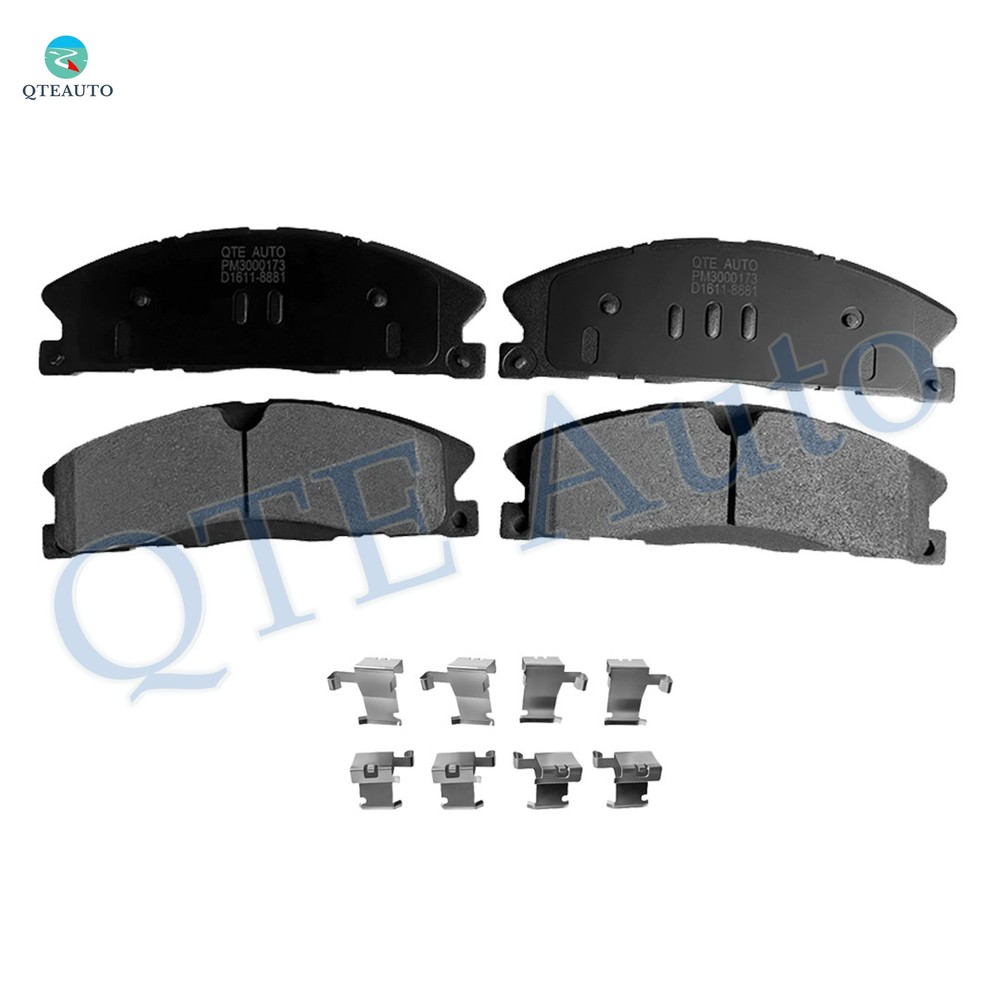 Rear Ceramic Brake Pad Kit For 2012-2015 RAM C/V