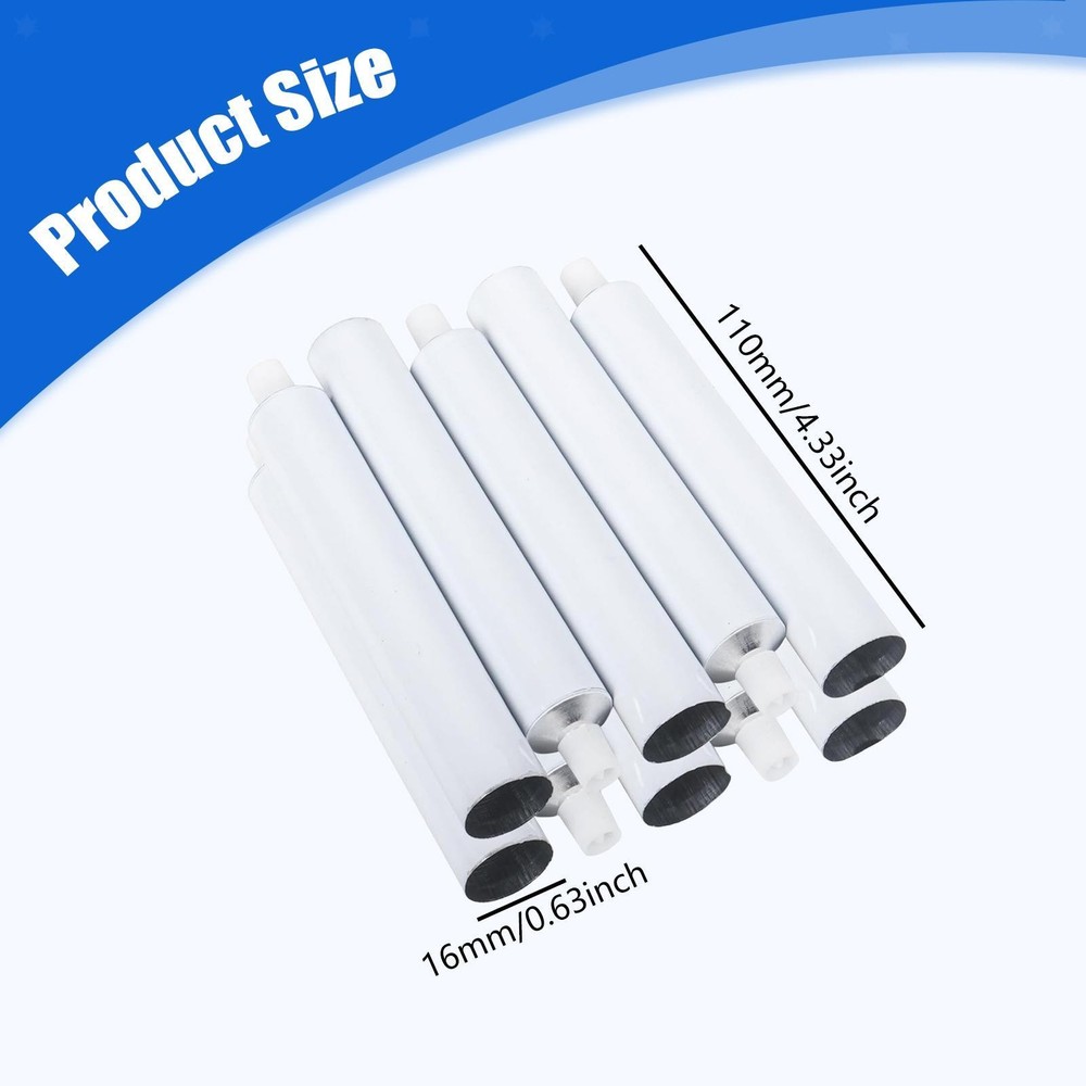 10 Pieces Empty Paint Tubes Empty Toothpaste Tubes Container Jars Bottle Packing