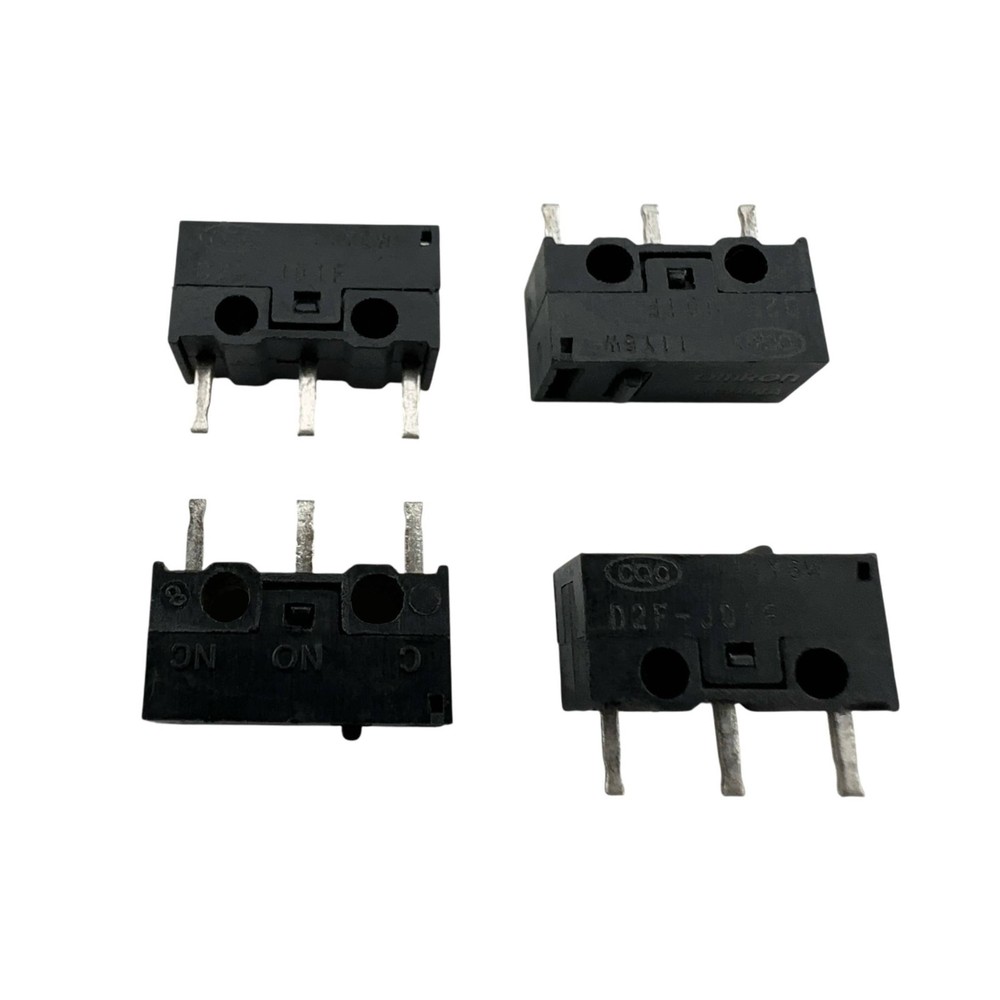 4 Pcs - Omron D2F-J01F Mouse Subminiature Button 3-Pin Micro Switch
