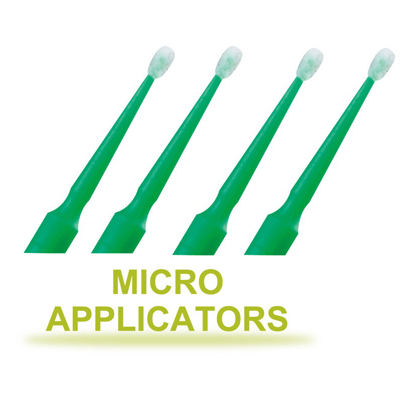 100Pcs Dental Disposable Micro Tooth Applicators Brushes Regular Tips 2.0mm