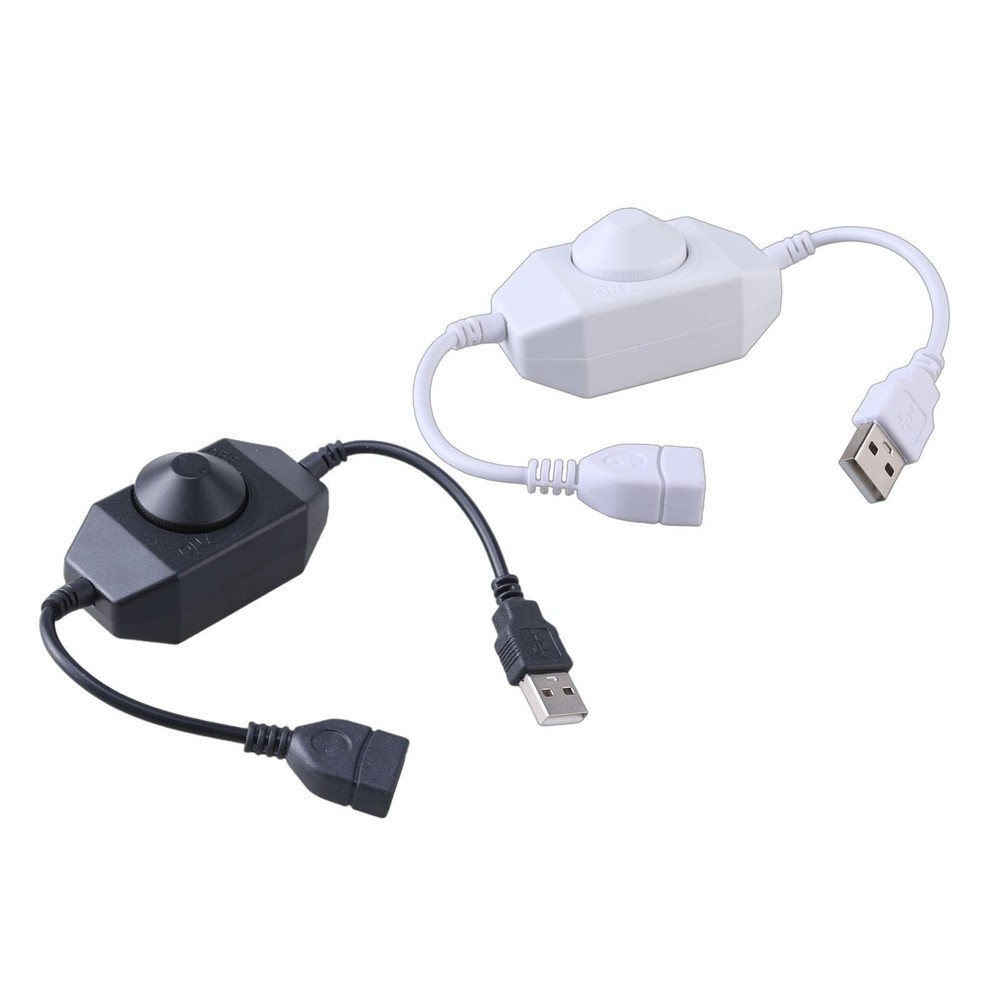USB LED Knob Dimmer DC5V Ribbon Brightness Adjustable Switches Controller Con...