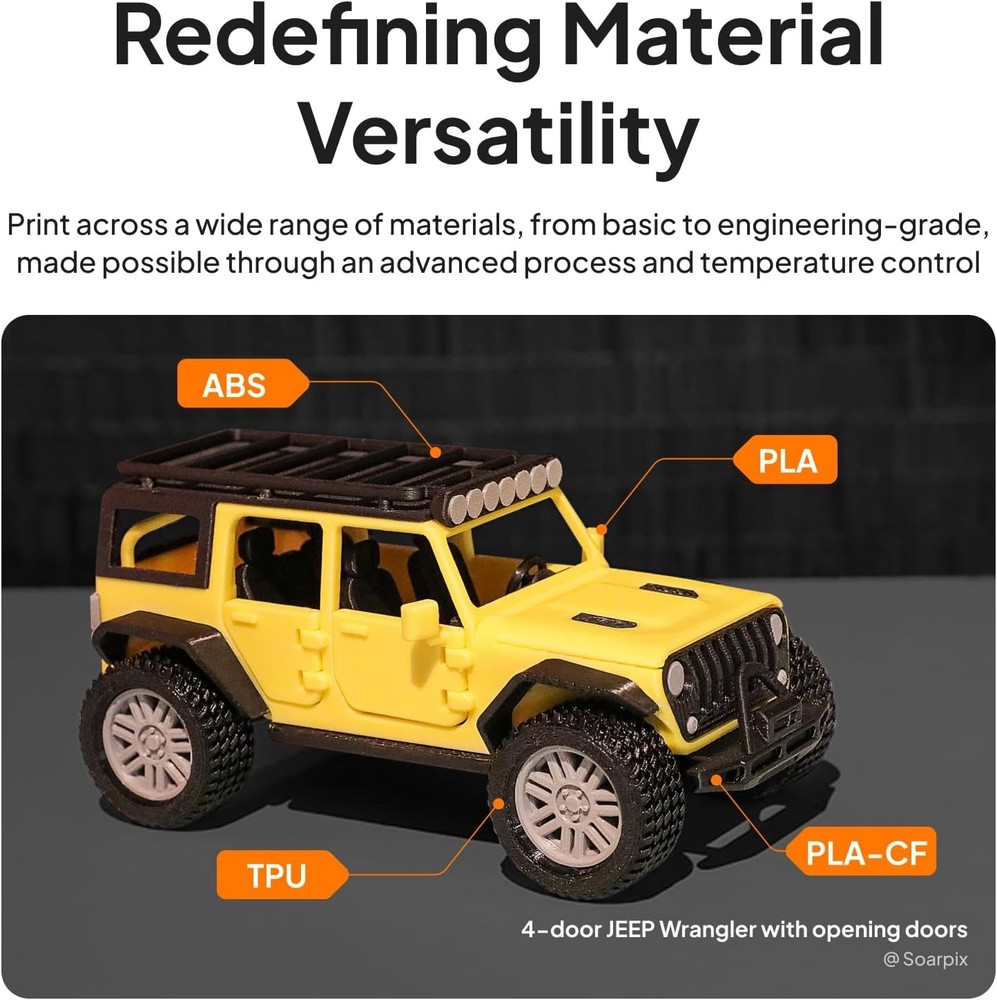 【Pre-Owned Good Used】ELEGOO Centauri Carbon 2 Combo Multi Color FDM 3D Printer
