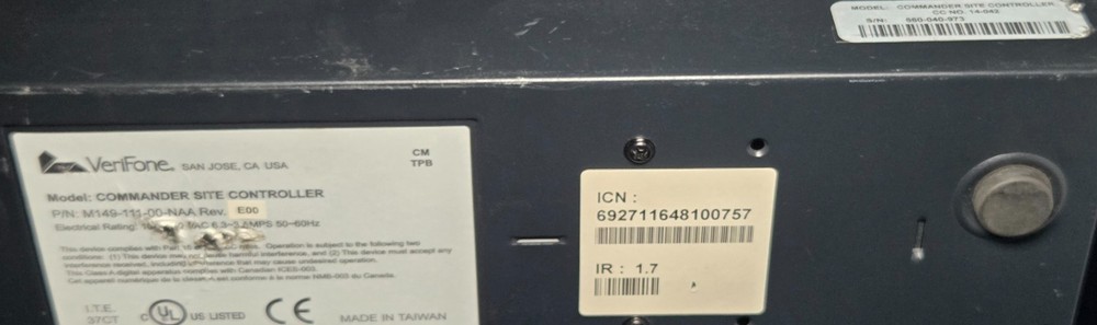 Verifone M149-111-00-NAA Commander Site Controller - USED