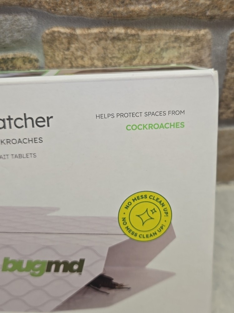BugMD Cockroach Catcher (12Pack), Cockroach Killer Indoor Insect Trap Roach Trap