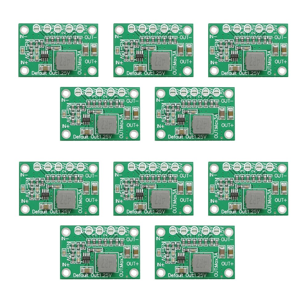 10Pcs CA1235 Adjustable Power Module CA-1235 Buck Step-Down Power Module 5-15V r