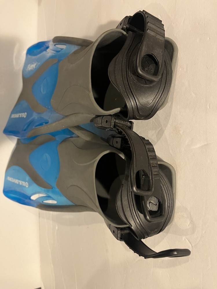 US Divers Flame Flipper Pair Sz L-XL