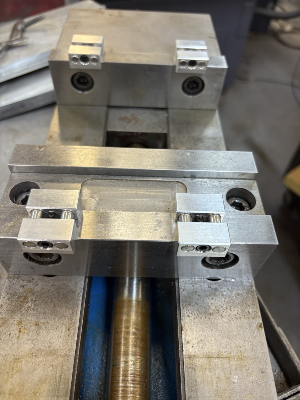 Set Of 4 Aluminum Machine Shop Vise Stops