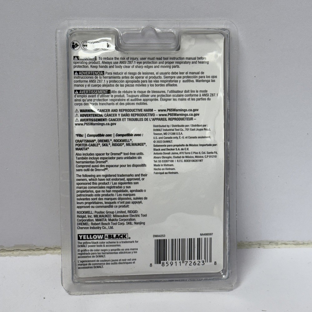 Dewalt DWA4253 Elite Series Oscillating Blade