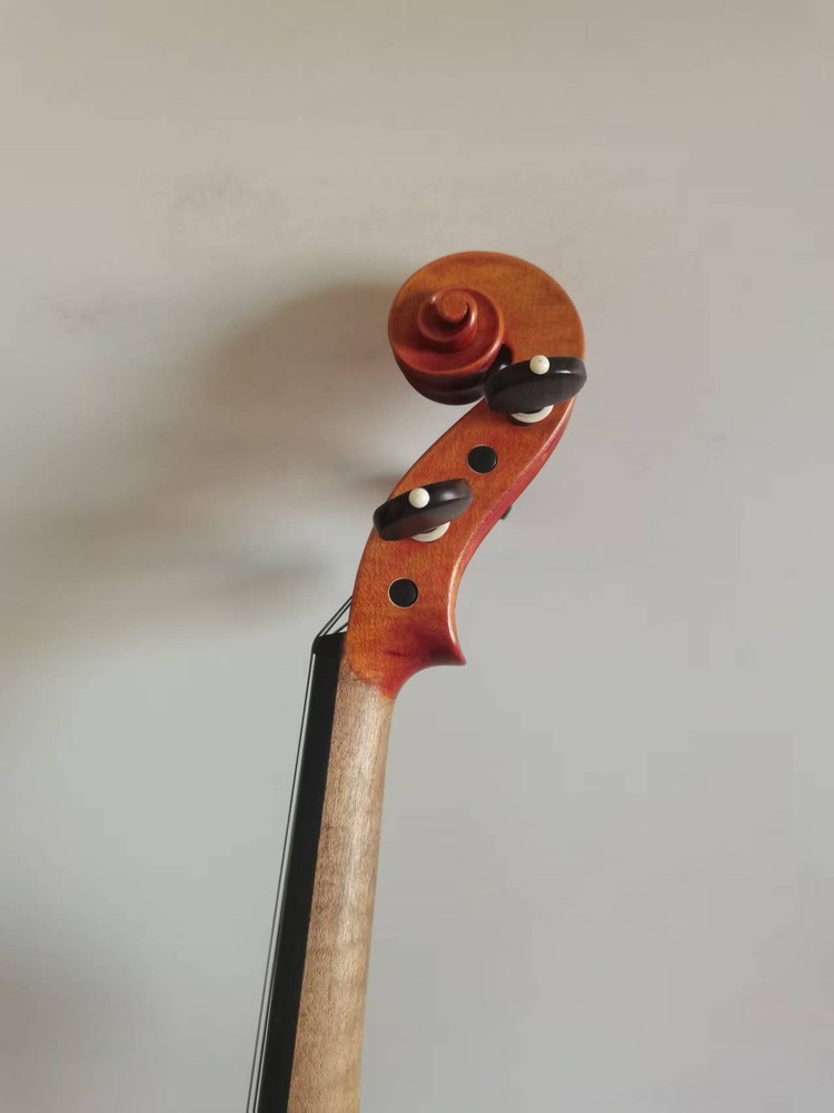 Master 4/4 violin Stradi model 1pc Solid flamed maple back spruce top K0070