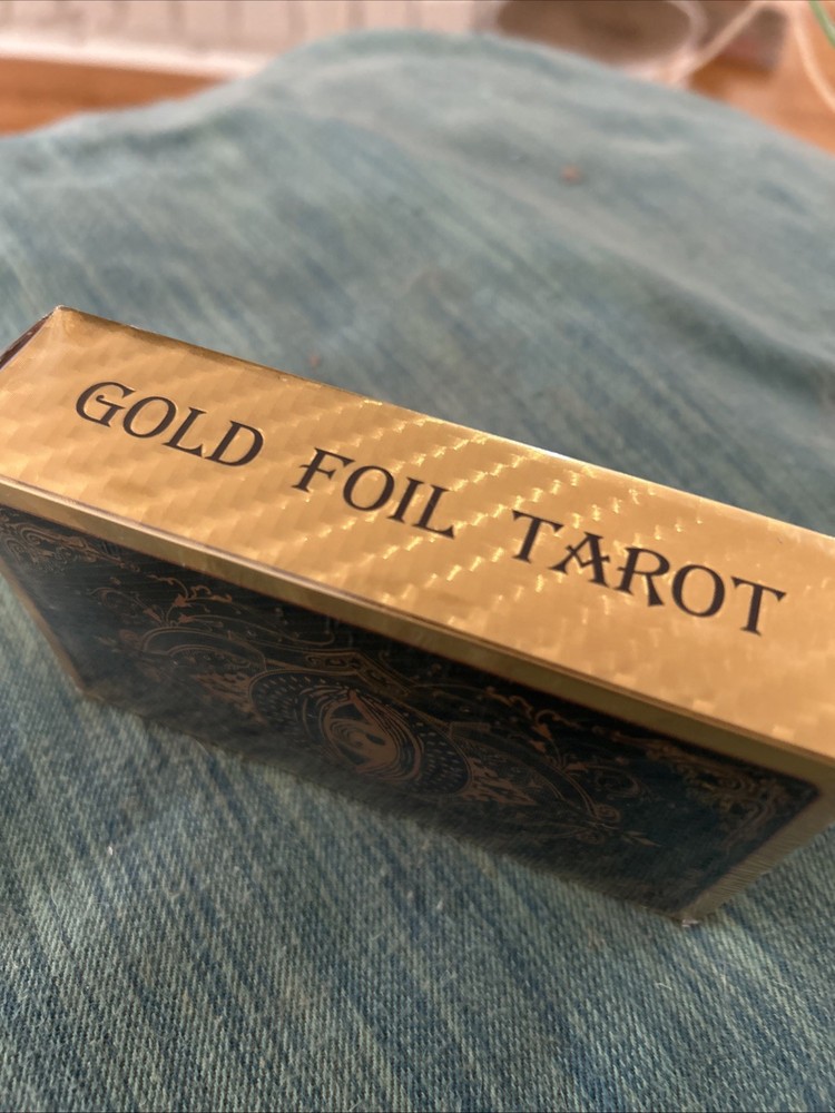 Gold Foil Tarot Card Deck New