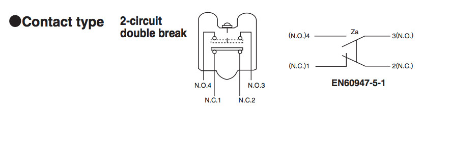 Azbil 1LS1-J limit switch, Roller Lever Type (Yamatake)